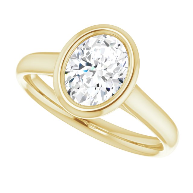 Yellow Gold-Oval