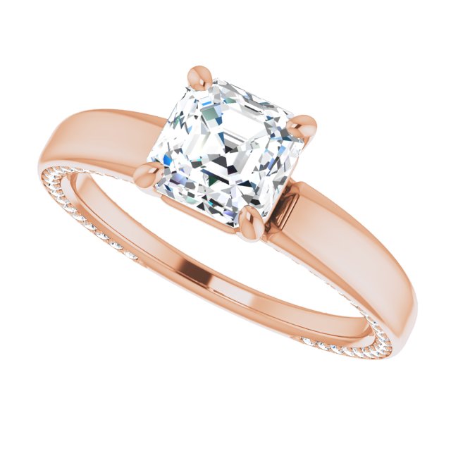 Rose Gold-Asscher