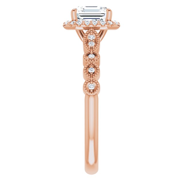 Rose Gold-Asscher