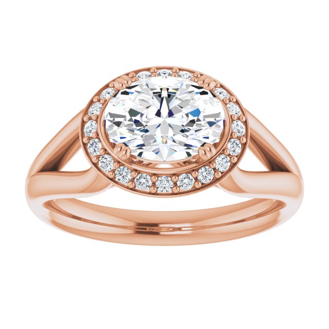 Rose Gold-Oval