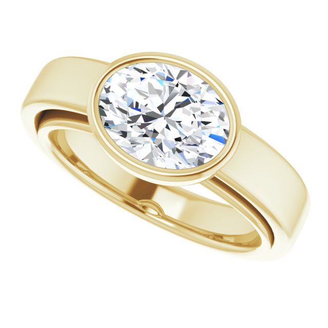 Yellow Gold-Oval