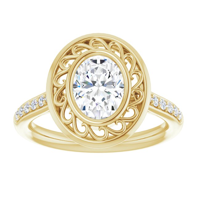 Yellow Gold-Oval