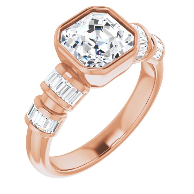 Rose Gold-Asscher