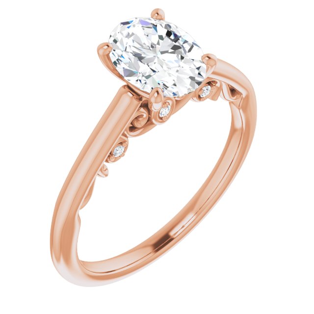 Rose Gold-Oval