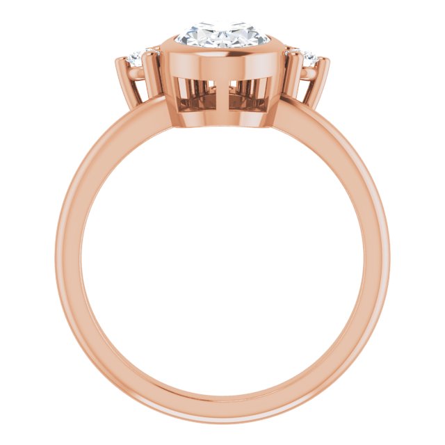 Rose Gold-Oval