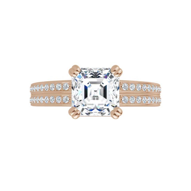 Rose Gold-Asscher