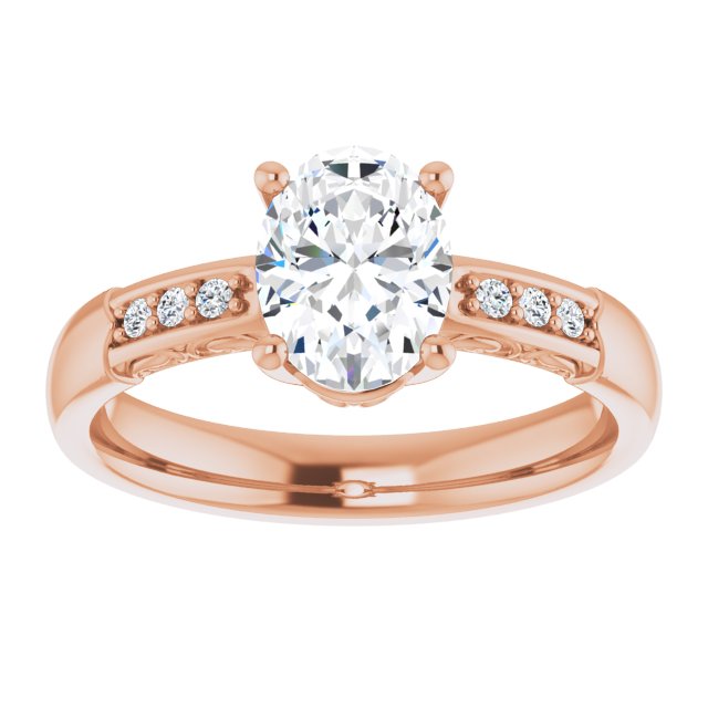 Rose Gold-Oval