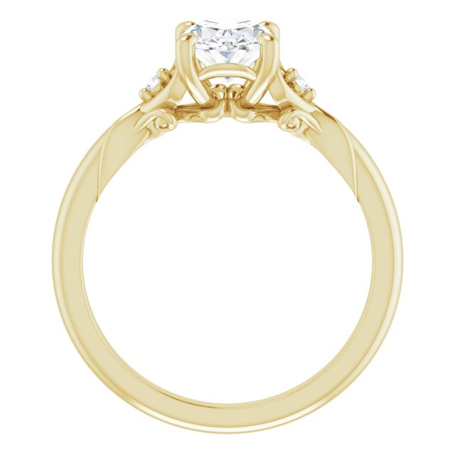 Yellow Gold-Oval