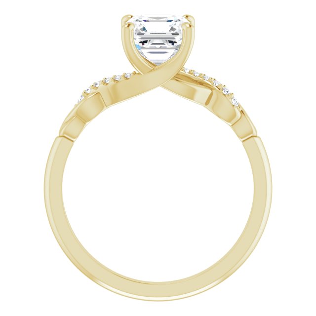 Yellow Gold-Asscher