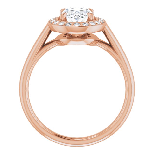 Rose Gold-Oval