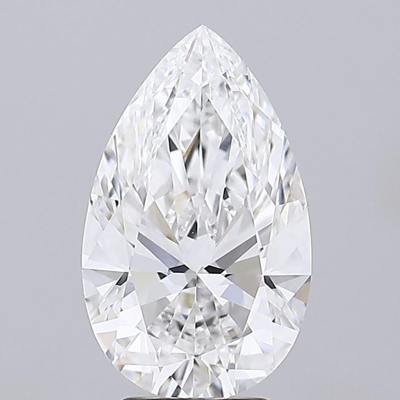 3.93 ct. E/VVS2 Pear Lab Grown Diamond