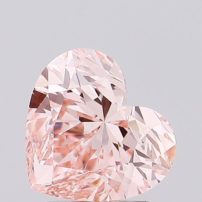 2.34 ct. Fancy Intense Pink/VS2 Heart Lab Grown Diamond