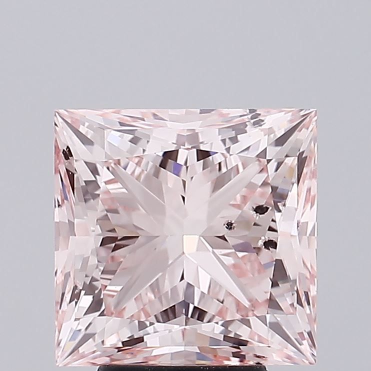 5.11 ct. Fancy Pink/SI2 Princess Lab Grown Diamond